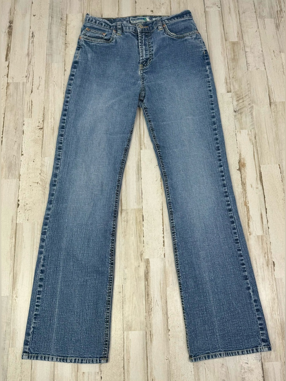 Vintage Old Navy Jeans Womens 8R (28x30.5) Blue High Rise Bootcut Leg Y2K Denim